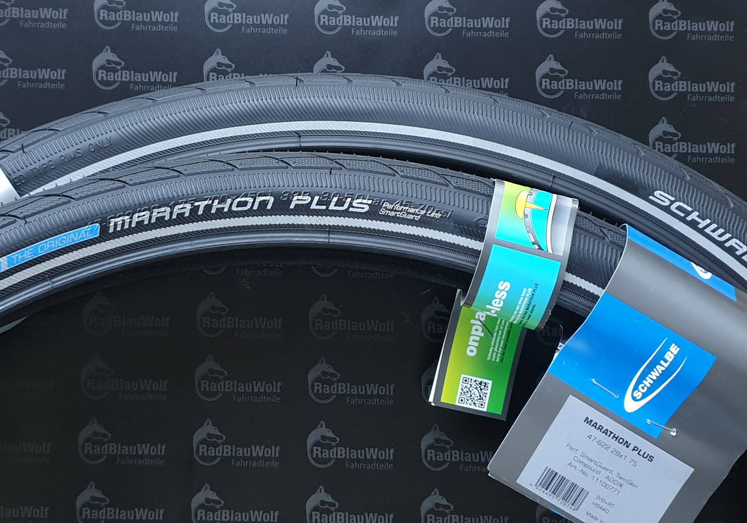 Schwalbe Marathon Plus Performance Drahtreifen - 28 Zoll - Black-Reflex 47-622