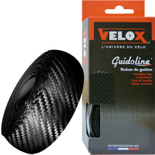 Lade das Bild in den Galerie-Viewer, Velox Rennrad Carbon Schwarz Weiß inkl. Lenkerstopfen Lenkerband

