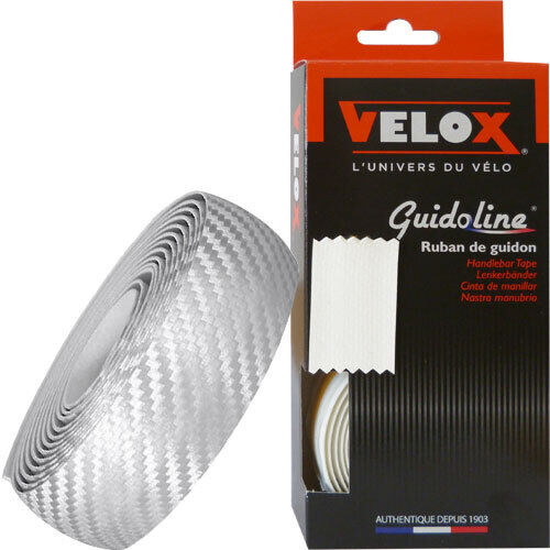 Velox Rennrad Carbon Schwarz Weiß inkl. Lenkerstopfen Lenkerband
