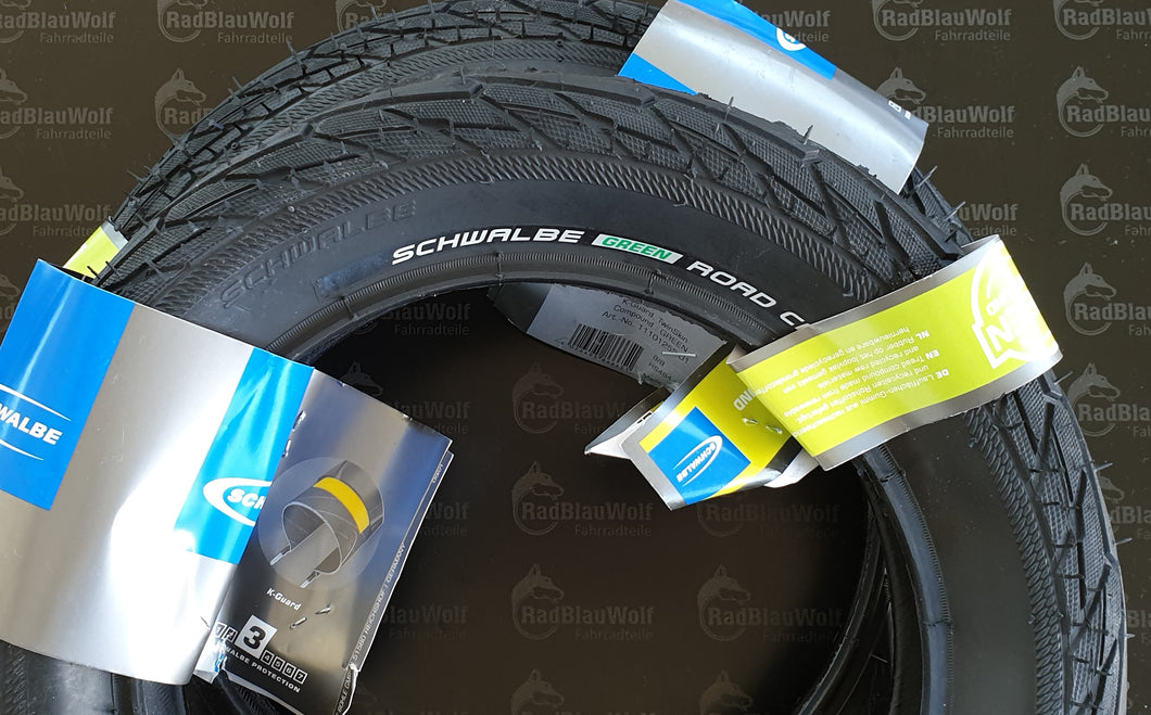 Schwalbe Road Cruiser Active Drahtreifen - 12 x 2.00 Zoll Schwarz