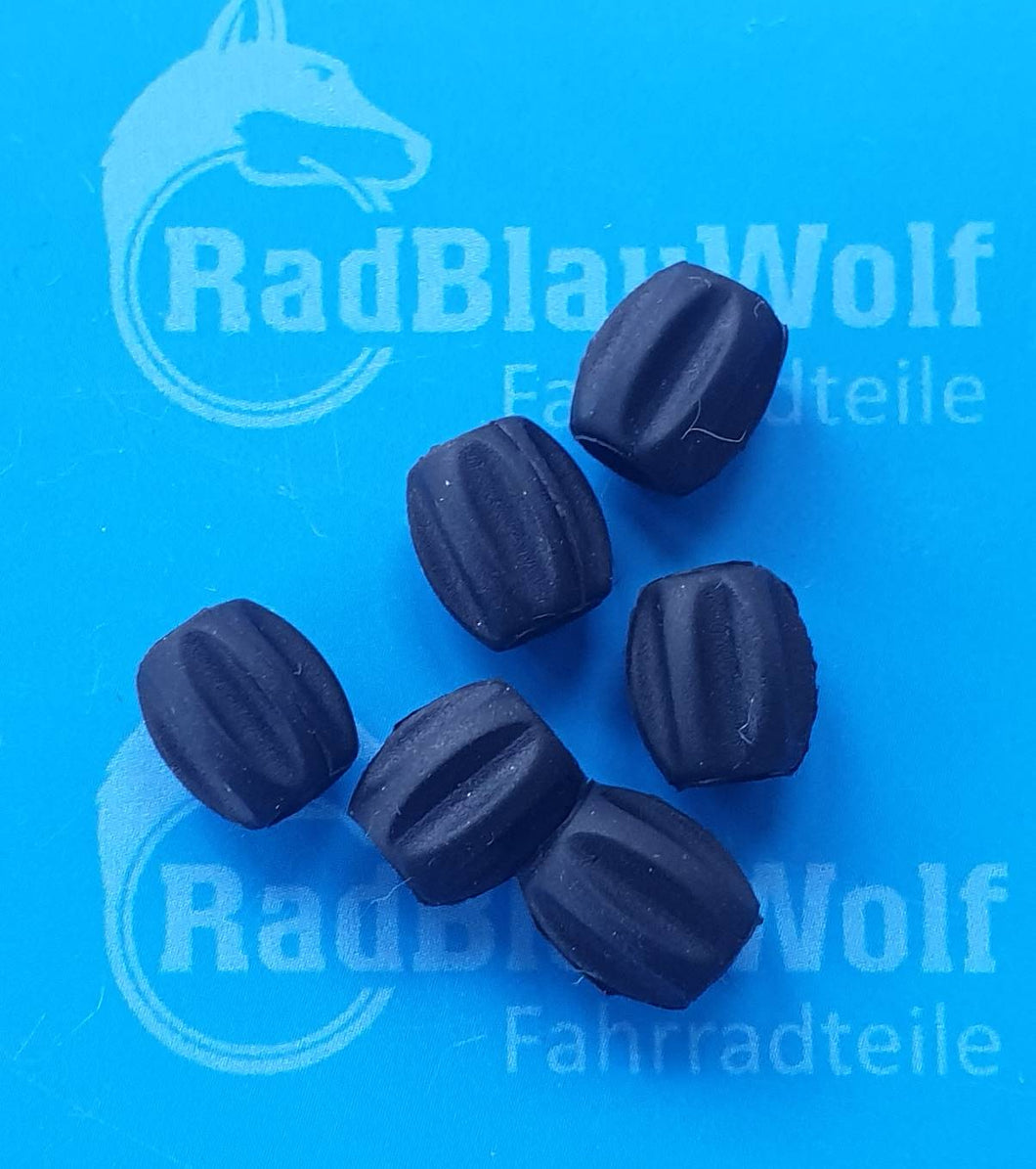 Jagwire Mini Tube Tops Kabelschoner aus Silikon schwarz