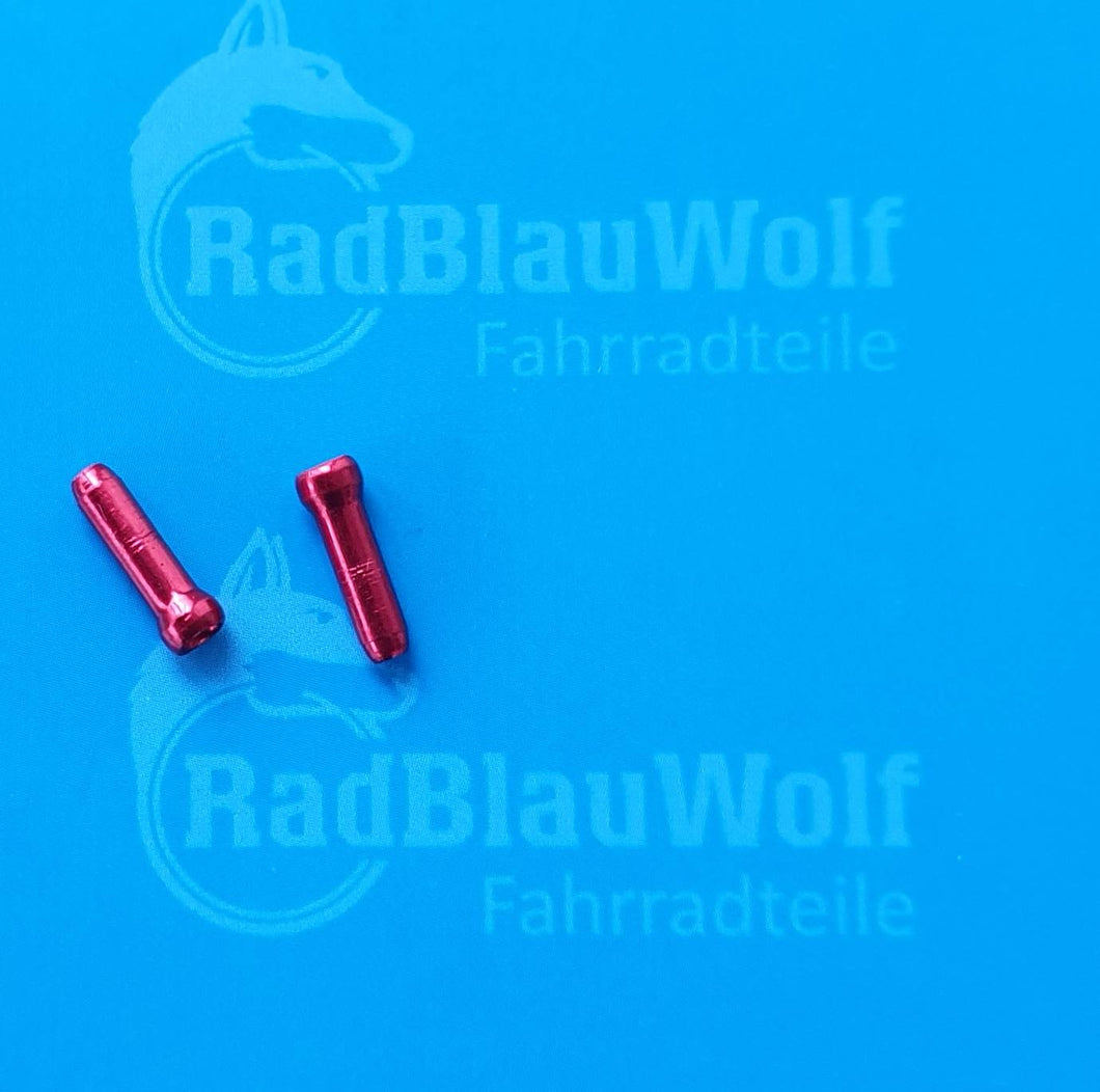 Jagwire Endhülsen für Innenzüge 1,8mm rot
