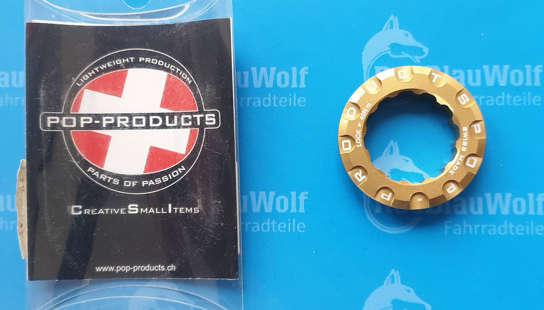 Pop-Products Verschlussring Campagnolo Kassetten Gold