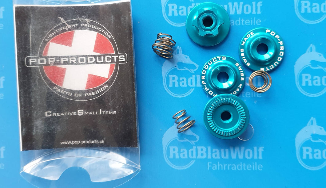 Pop-Products Tuning Kit Schnellspanner Hellblau