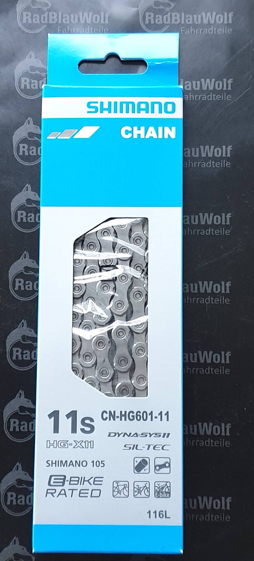 Shimano Kette 105 CN-HG601 11-fach 116 Kettenglieder
