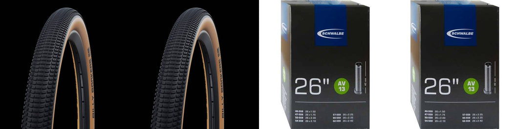 Schwalbe Reifen Billy Bonkers 26 x 2.25  (57-559) Bronze-Skin AV Schläuche