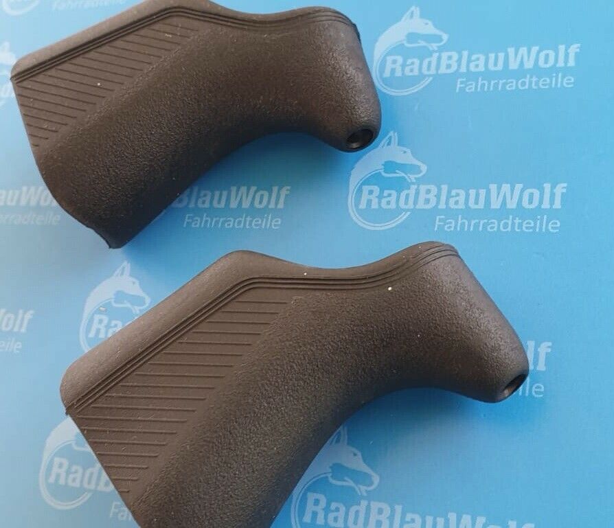 Griffgummis Bremshebel Gummi Paar schwarz für außenliegende Züge