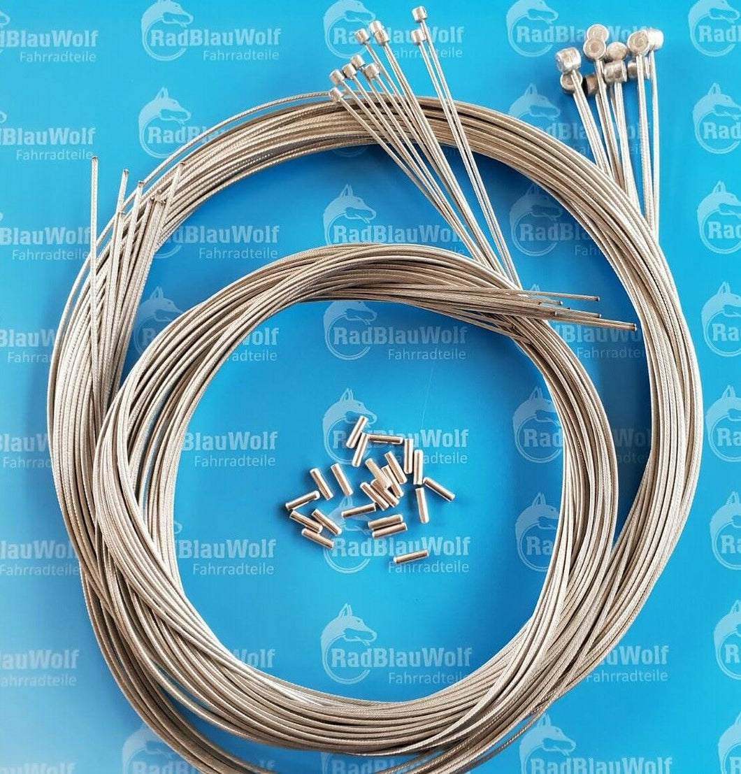 Bremszüge /  Schaltzüge 2200mm  MTB   ATB    Endhülsen