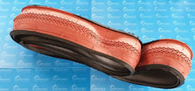 Lade das Bild in den Galerie-Viewer, Wulstreifen rot,creme,braun,schwarz Retro 28x 1 1/2
