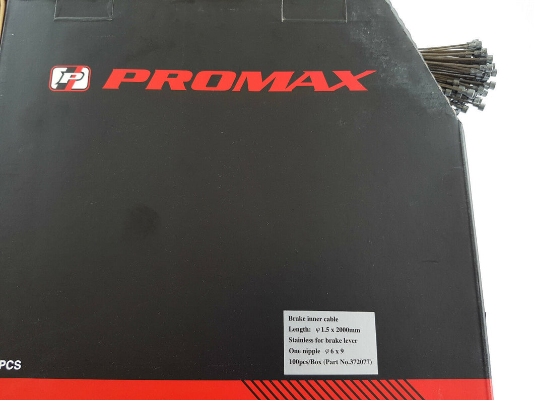Promax Bremsbox 1,5mm 2000mm Niro 100 Stück Birnennippel