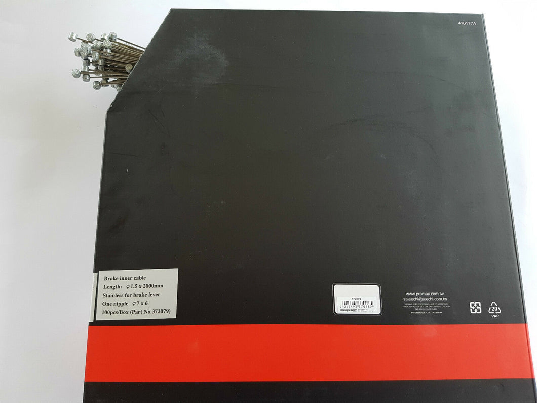 Promax Bremsbox  1,5mm 2000mm Niro 100 Stück Walzennippel