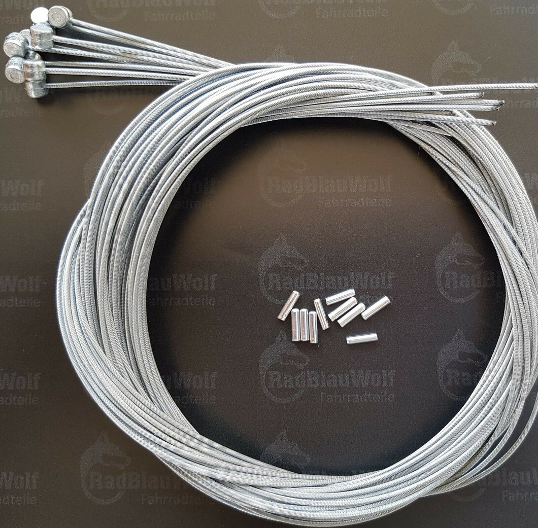 Bremszüge Bremszug    Walzennippel  2200mm  Endhülsen Set 10 Stück