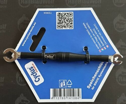 CYCLUS TOOLS Speichenschlüssel für MAVIC Systemlaufräder - 9mm & 6mm